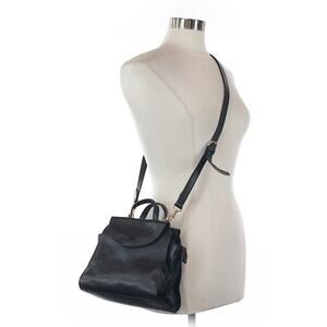 Kate Spade Saturday Black Leather Crossbody Handbag Medium Size Purse